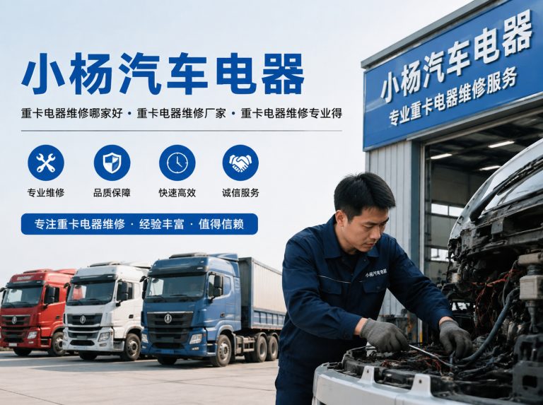 建华区为重卡运输提供电器维修方案